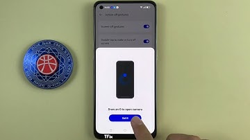 How to draw O to open Camera on OPPO Reno7 Android 13