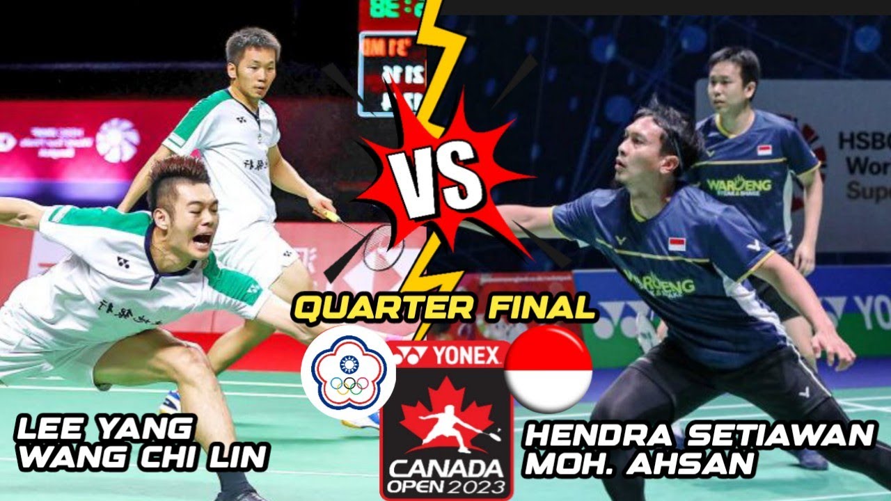 Moh AHSAN / Hendra SETIAWAN vs Lee YANG / WANG Chi Li [QF] CANADA OPEN ...