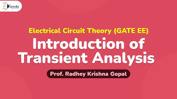 Introduction of Transient Analysis - Transient Analysis in Electrical Circuit Theory