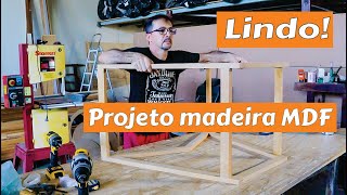 PROJETO LINDO!!! Misturei MADEIRA e MDF  veja no QUE DEU.