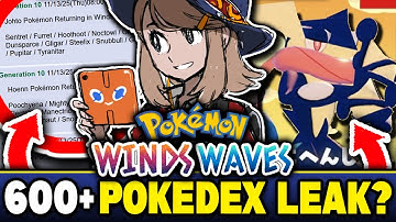 POKEMON-NIEUWS! NIEUWE 600+ GEN 10 POKEDEX-LEK? NIEUWE POKOPIA-GAMEPLAYAFBEELDINGEN & MEER!