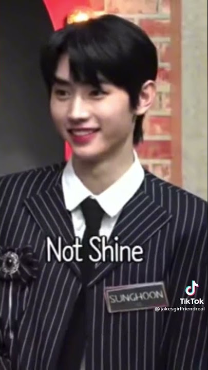 sunghoon : itzy's NoT sHiNE #itzy #enhypen