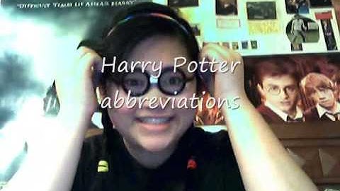 Potter Books Abbreviation Song