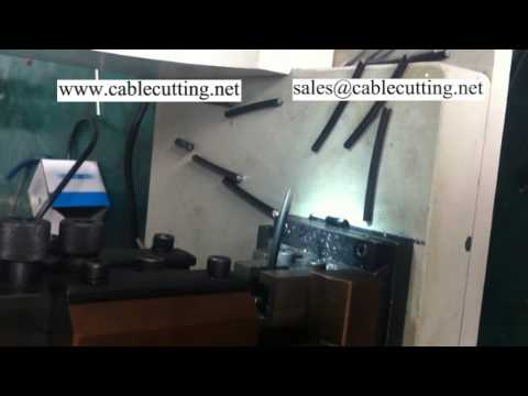 Steel wire cutting machine  http://www.cablecutting.net/