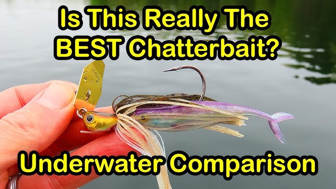 Chatterbait Fishing Lure Tips and How They Work Underwater (Underwater Bass  Fishing Lures) 