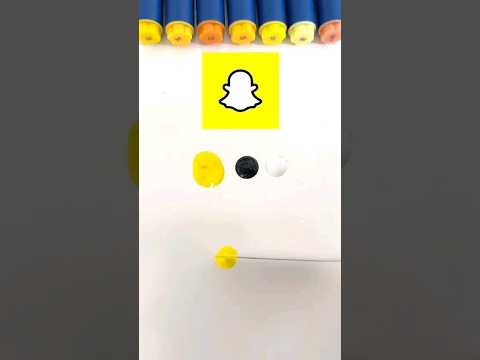 Mixing Snapchat Logo Shorts Asmr Snapchat Satisfying