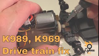 Upgrade drive train WLToys K989, K969 or 284131 | fix stiff, sticky differentials