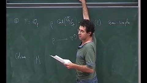 Prof. Christophe Breuil | On the p-adic Langlands programme for GL(2) F II: (phi, Gamma)-modules...