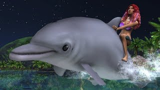 SWIM WITH A DOLPHIN - The Sims 4 Island Living CC