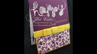 How to Laser Cut your Stamped Card using Thinlit Dies with Deb Valder