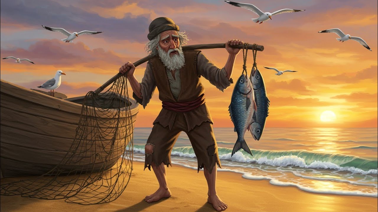 قصة الصياد الفقير والأمير الظالم وكيف أنزل الله عليه عقابا شديدا | قصة فيها حكمة وعبرة 