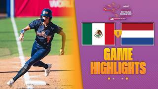 HIGHLIGHTS | Mexico vs Netherlands | WBSC Women's Softball World Cup - Group Stage