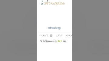 dart vs python speed comparison || python vs dart #shorts