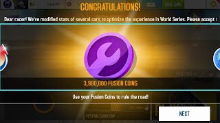 Asphalt 8 Compensation Rewards For Nerf Cars, Before Update 49