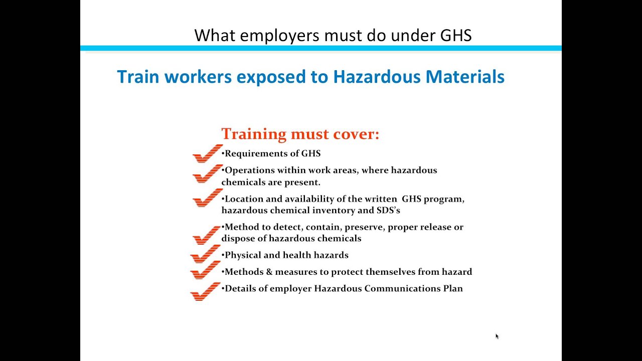 GHS Webinar from PRO-TREAD and GLP Systems