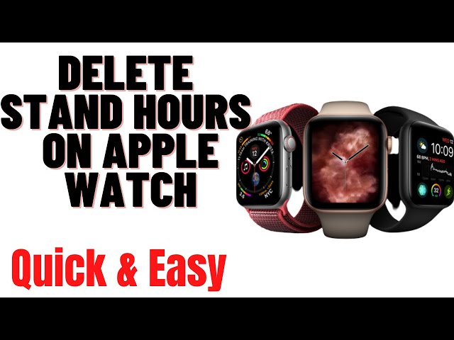 HOW TO DELETE STAND HOURS ON APPLE WATCH 2024 YouTube
