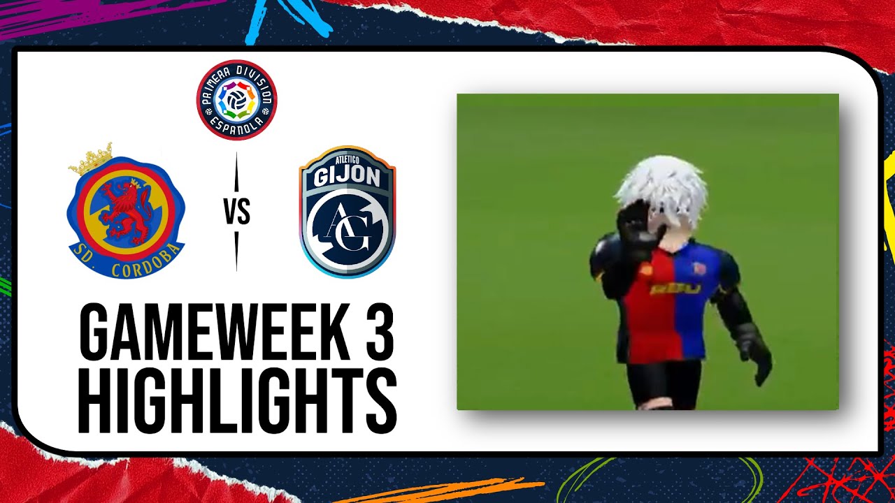 S.D. Córdoba vs Atlético Gijón | RFL S1 - Primera Division Española [GW3]