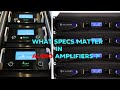 What Specs Really Matter in Audio Amplifiers?