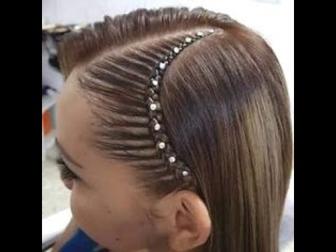 Peinados dos trenzas y pelo suelto