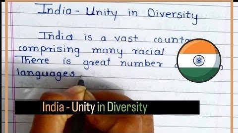 India - Unity in Diversity essay writing | expansion of idea | #englishwritingskills