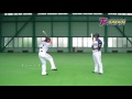 中田翔が杉谷拳士に熱血指導！ティーバイティーガレージＣＭ