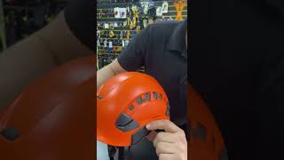 Установка PETZL VIZIR на каску PETZL VERTEX VENT