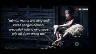 Sebatang kara (juned kancil) lirik