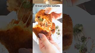 🍞Bread potato cutlets 🧆 #bread #cutlet #easyrecipe #shortsfeed #viral #shorts #trending #ytshorts