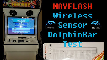 MayFlash Wireless Sensor DolphinBar For Wii Test