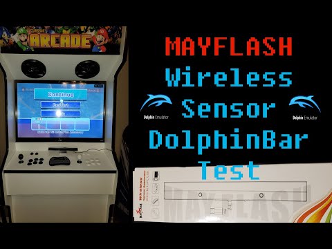 MayFlash Wireless Sensor DolphinBar For Wii Test