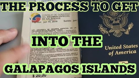 Process To Getting To The Galapagos Islands
