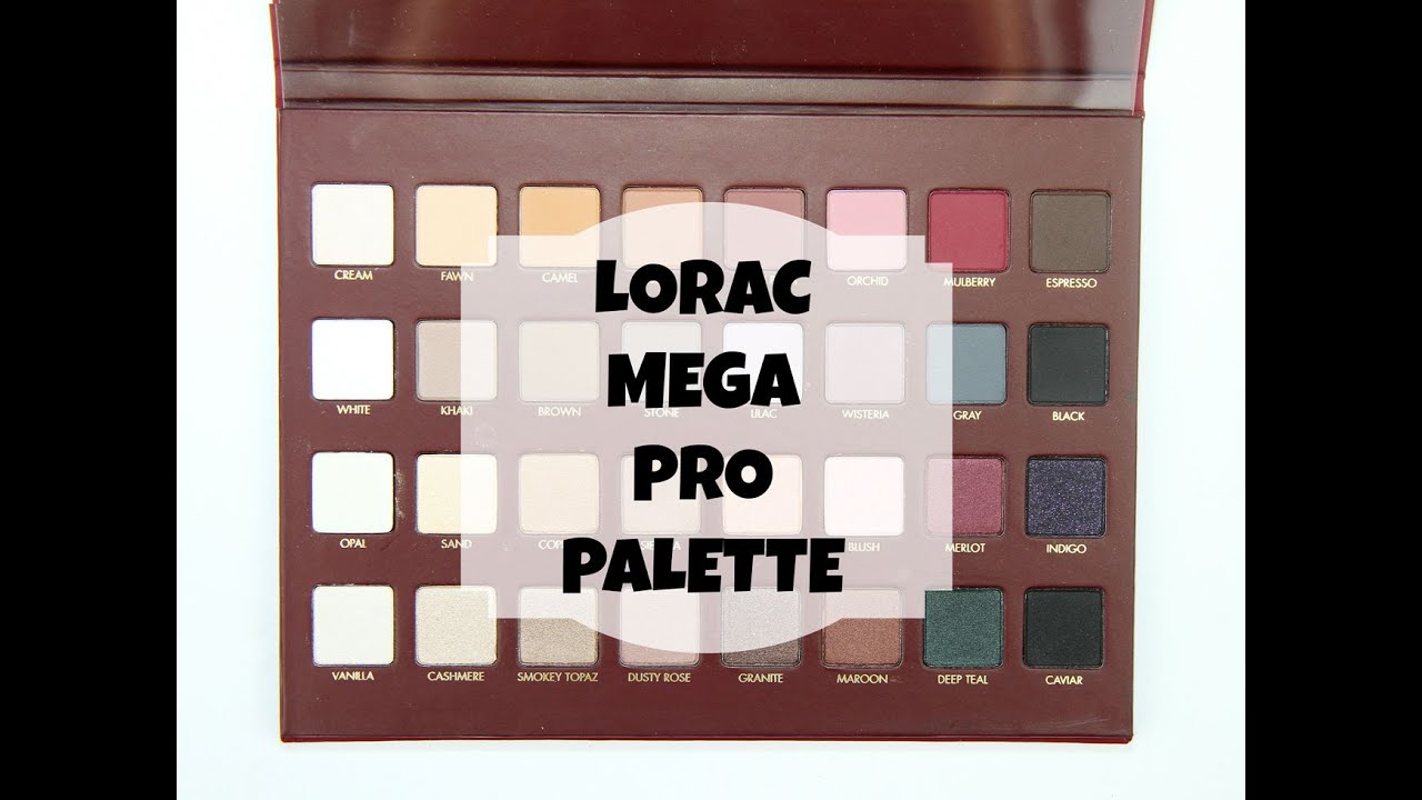 LORAC Mega Pro Palette: Live Swatches & Review