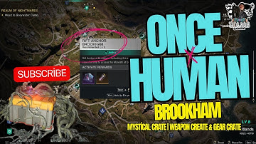 ONCE HUMAN - BROOKHAM CRATES | ALL MYSTICAL ARMOR WEAPON CHESTS LOCATIONS
