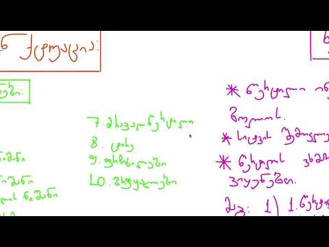 ქართული - პუნქტუაცია, წერტილი