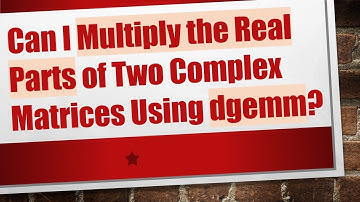 Can I Multiply the Real Parts of Two Complex Matrices Using dgemm?