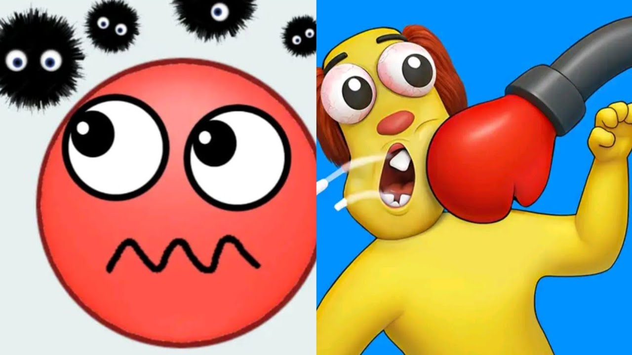 Hide Ball VS Annoying Uncle Punch Game Satisfying ASMR GamePlay (Android,ios) (New Update)