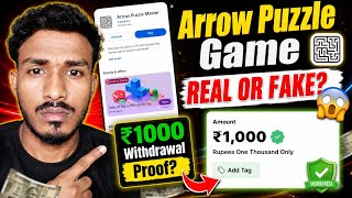 How to Earn Money from Arrow Puzzle Master Game | Real Or Fake | Arrow Puzzle Master App Withdrawal screenshot 4