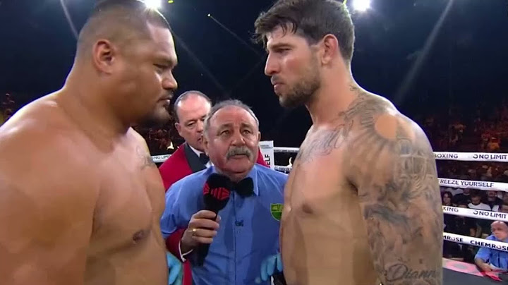 Curtis Scott (Australia) vs Joey Leilua (Australia) - TKO, Full Fight Highlights