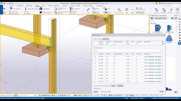 Herramienta Editor por lotes de Tekla Structures