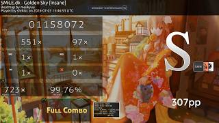 My first 300pp score