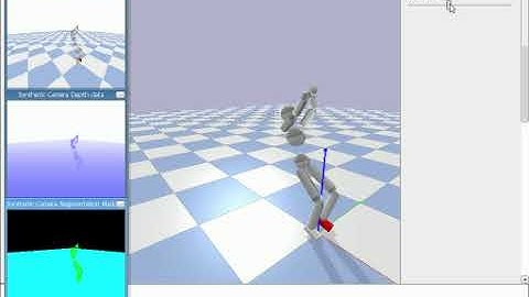 Humanoid Motion Capture playback in PyBullet (mocap data from DeepMimic )