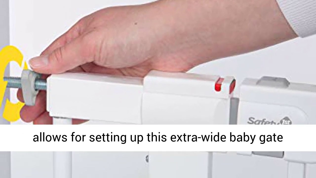 Safety 1st Easy Install Extra Tall and Wide Baby Gate YouTube