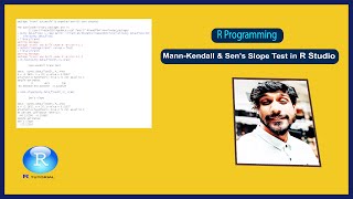 Mann-Kendall Trend & Sen's Slope Test in R Studio || R Programming || Statistics screenshot 4