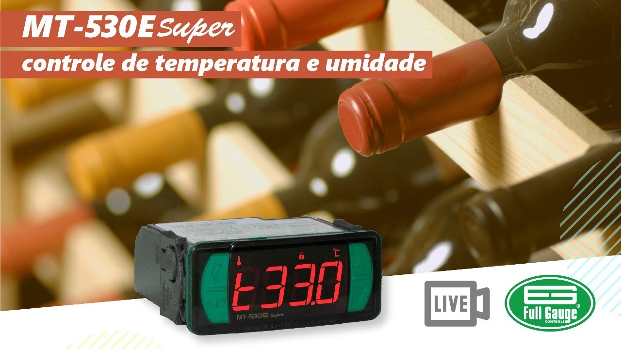 MT-530E Super - controle de temperatura e umidade