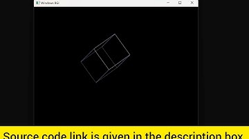 Draw a 3D animated cube, 3D bar graph and pie chart in computer graphics in C programming language.