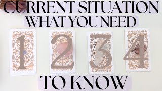 CURRENT SITUATION: EVERYTHING YOU NEED TO KNOW (Pick A Card) Tarot Reading