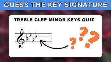 Key Signature Quiz | Minor Keys in the Treble Clef
