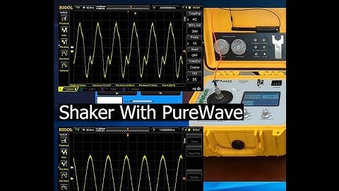 Portable Vibration Calibrator AT2040 Distortion Compensation Demo (PureWave)