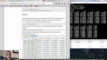 Experimenting with Python calling R