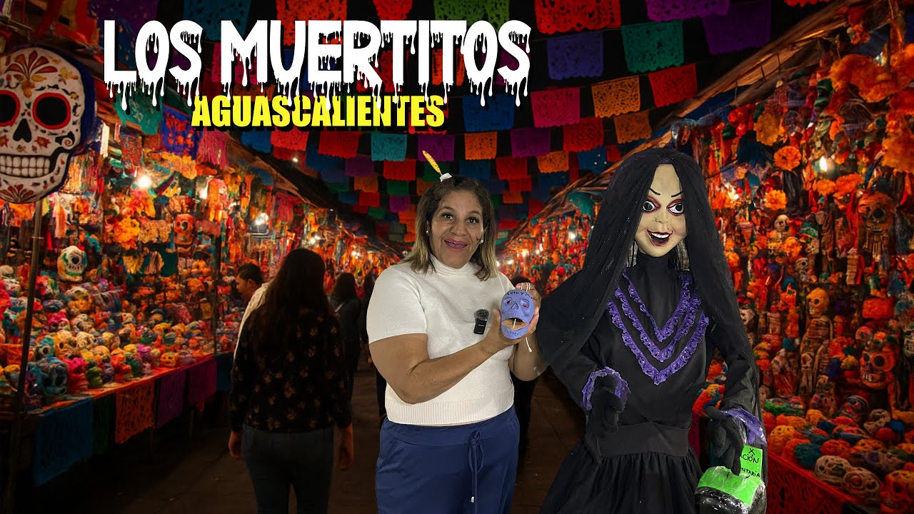 Así es el tradicional tianguis de los MUERTITOS | Aguascalientes